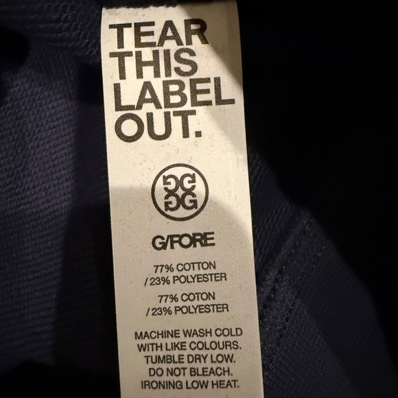 G/Fore Men's Small Twilight Coordinates Oversized French Terry Hoodie MSRP $185 - Picture 9 of 9